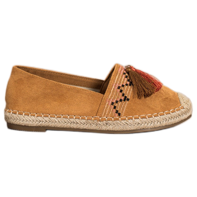 Melisa Espadrile cu franjuri maro Melisa Espadrile cu franjuri maro