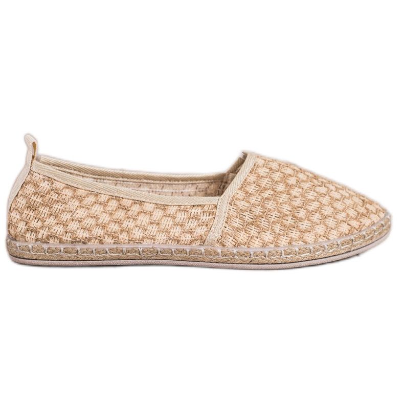 Balada Espadrile textile usoare bej maro