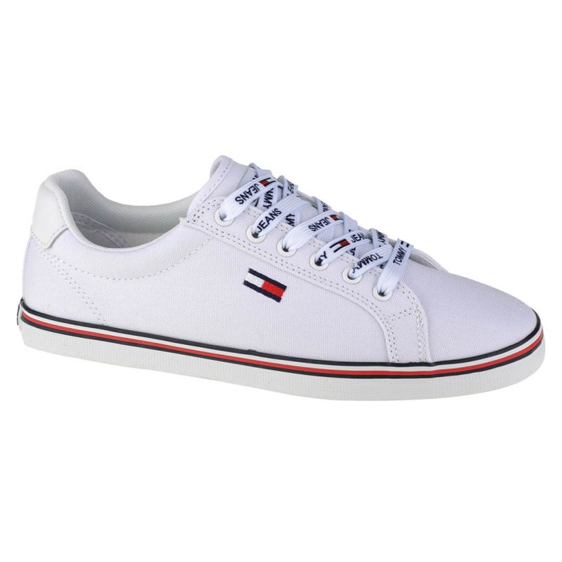 Adidași Tommy Hilfiger Jeans Mono W EN0EN00786-YBS alb