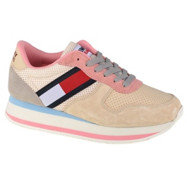 Pantofi Tommy Hilfiger Jeans Flatform Runner W EN0EN01357-AA8 bej roz Pantofi Tommy Hilfiger Jeans Flatform Runner W EN0EN01357-AA8 bej roz