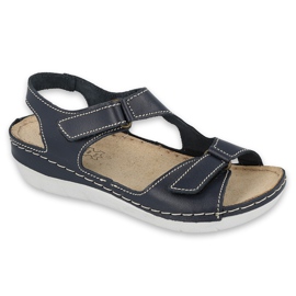 Sandale Inblu pantofi de damă 158D165 albastru marin Sandale Inblu pantofi de damă 158D165 albastru marin