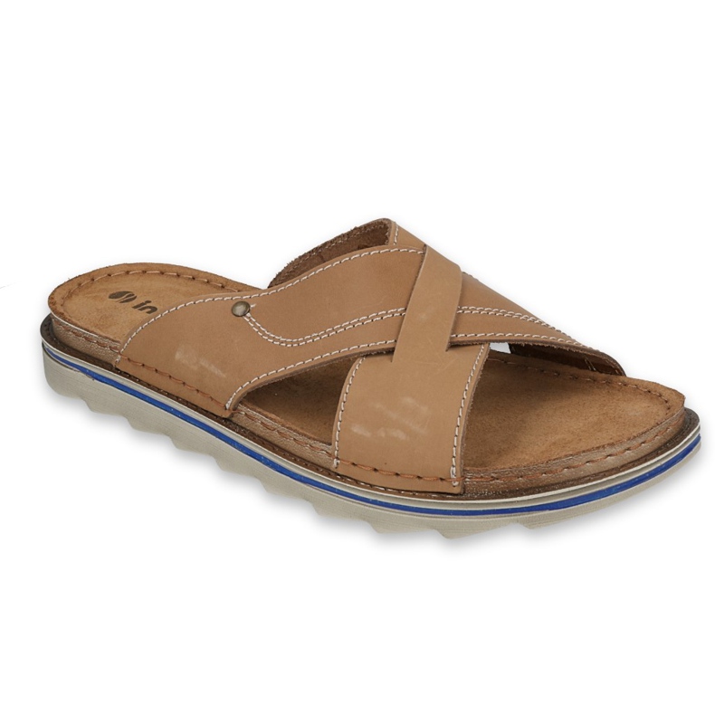 Pantofi bărbați Inblu papuci 158M007 bej