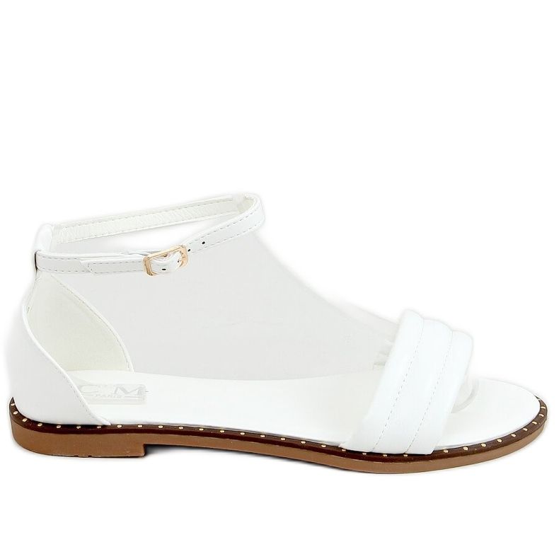Sandale albe pentru gleznă 55-93 albe Sandale albe pentru gleznă 55-93 albe
