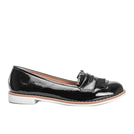 Mocasini lăcuți Black Perfect Lady negru