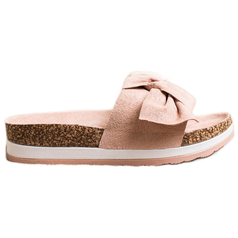 Evento Papuci ușori pe platformă roz Evento Papuci ușori pe platformă roz