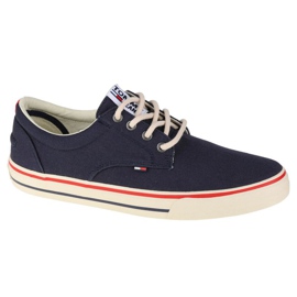 Pantofi Tommy Hilfiger Jeans Textile Sneaker M EM0EM00001-006 albastru marin