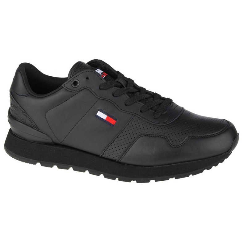 Pantofi Tommy Hilfiger Jeans Lifestyle Lea Runner M EM0EM00665-BDS negru