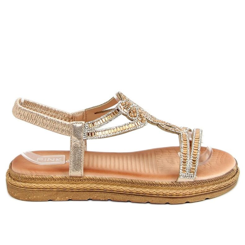 Sandale de aur pentru femei JN11-34 Aur