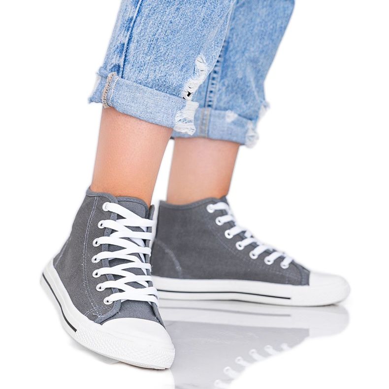 Adidași pentru femei gri Gampa gleznă