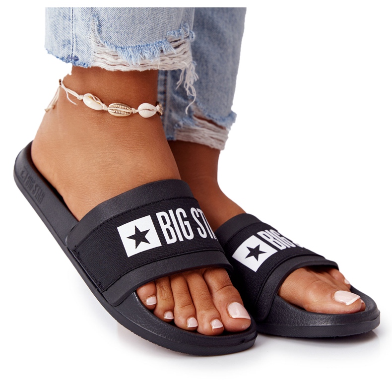 Papuci de damă Big Star HH274A013 Negru