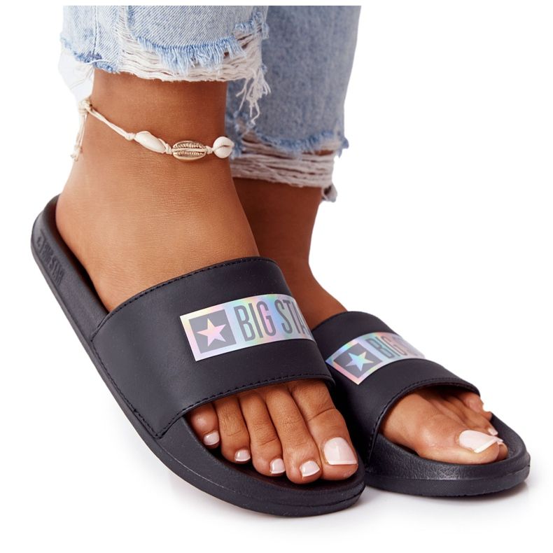 Papuci de damă Big Star HH274A036 Negru
