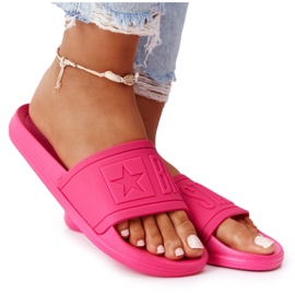 Papuci de damă Big Star HH274A039 Fuchsia roz Papuci de damă Big Star HH274A039 Fuchsia roz