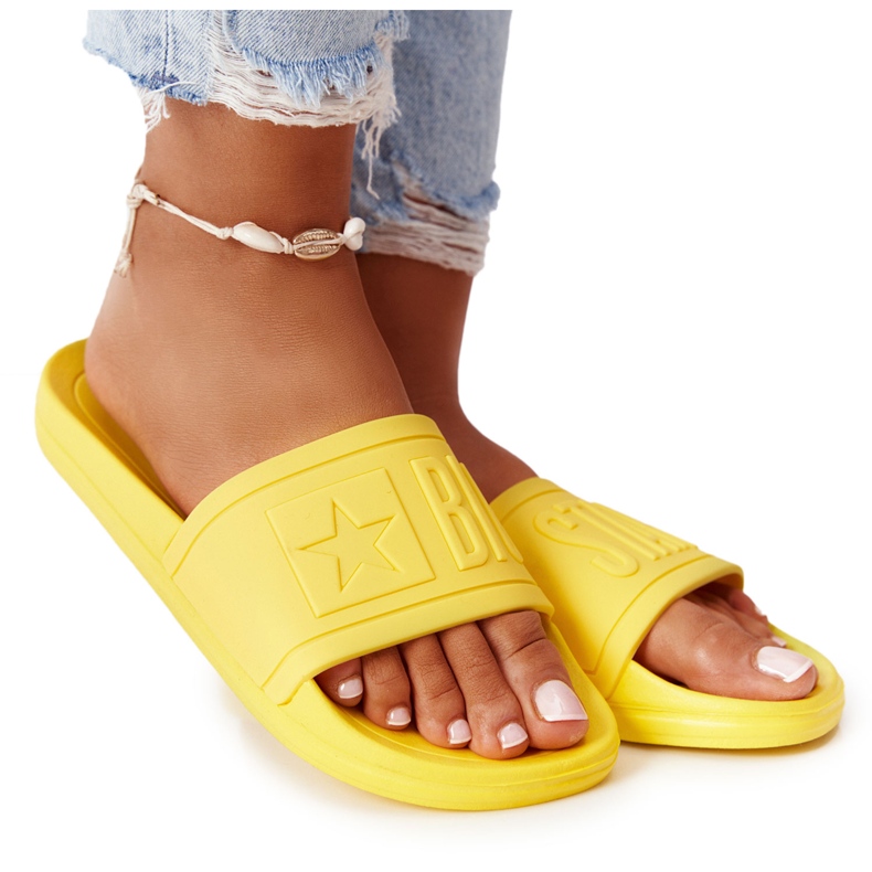 Papuci de damă Big Star HH274A040 Galben