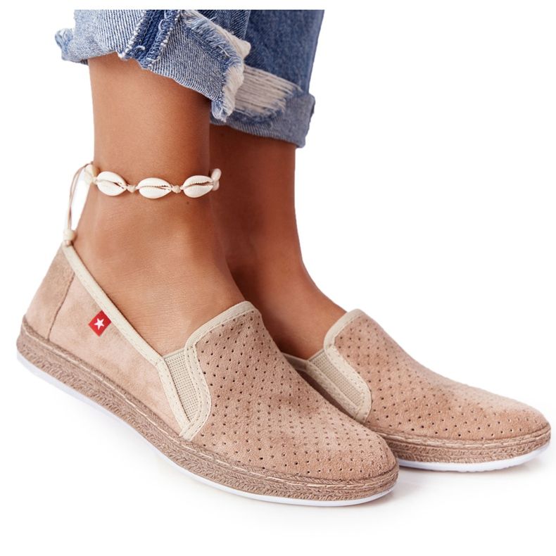 Espadrile deschise Big Star FF276035 Bej Espadrile deschise Big Star FF276035 Bej