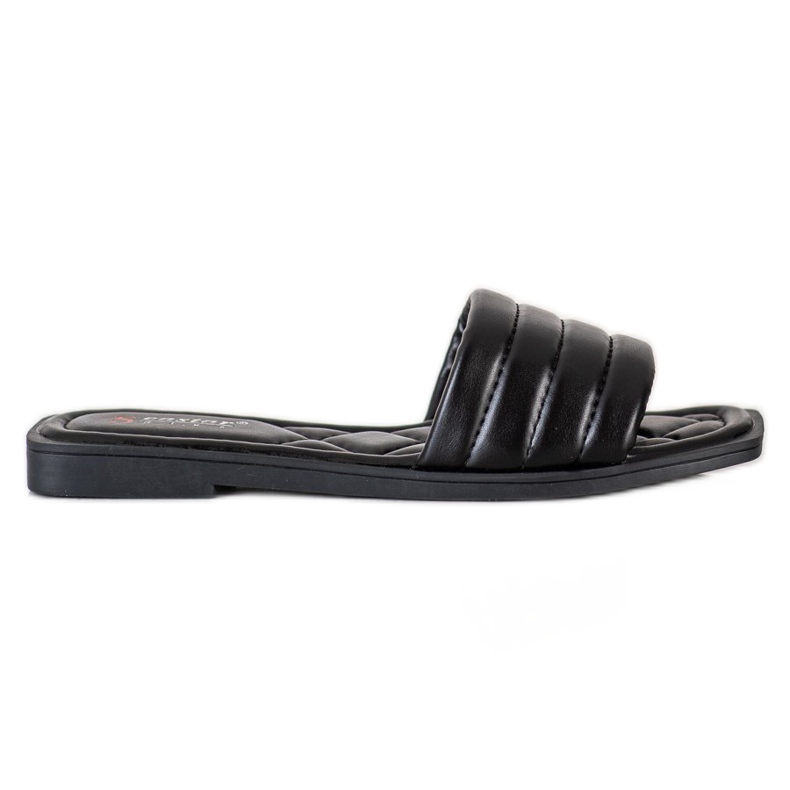 Seastar Papuci casual confortabili negru Seastar Papuci casual confortabili negru