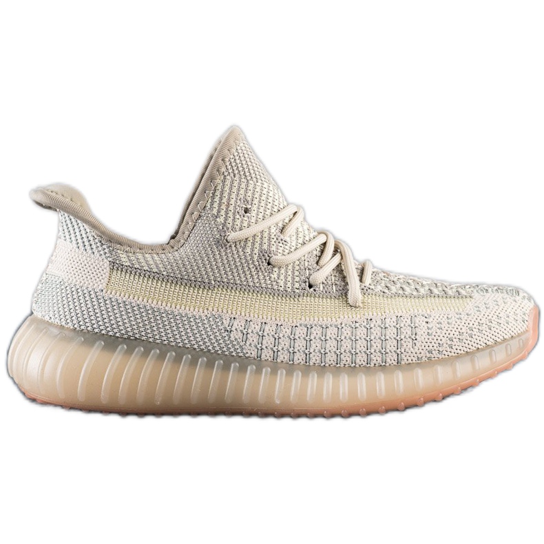 SHELOVET Adidași din material textil pe platformă bej