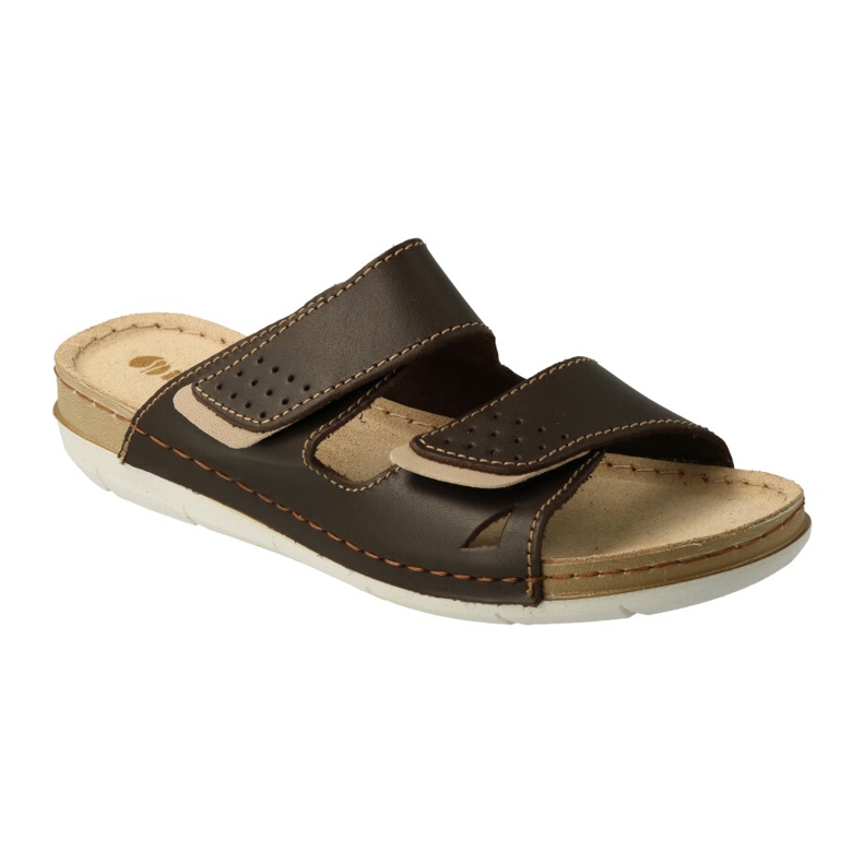 Pantofi pentru femei Inblu papuci 158D170 maro