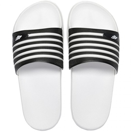 Papuci 4F W H4L21 KLD001 20S alb negru