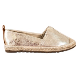 Queen Vivi Espadrile casual de aur Queen Vivi Espadrile casual de aur