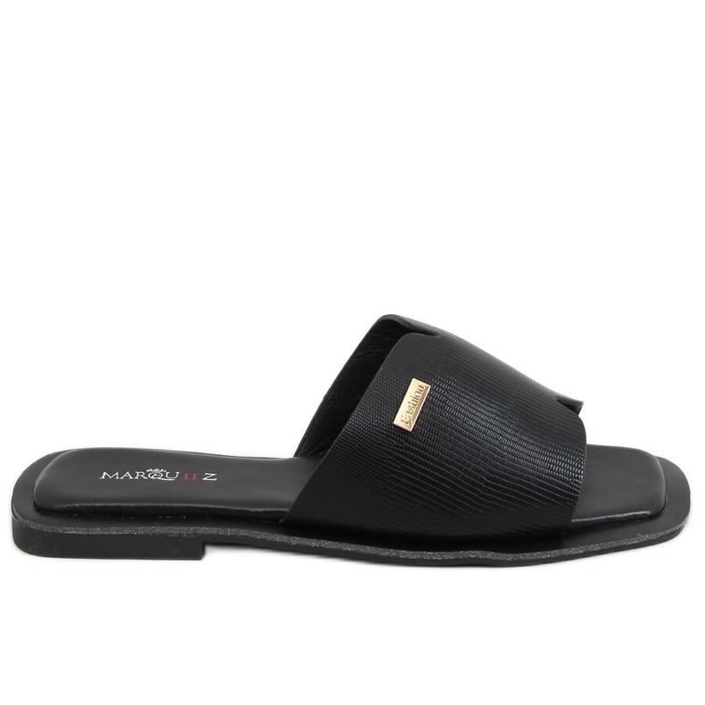 Papuci negri pentru femei negri 3526 Negru Papuci negri pentru femei negri 3526 Negru