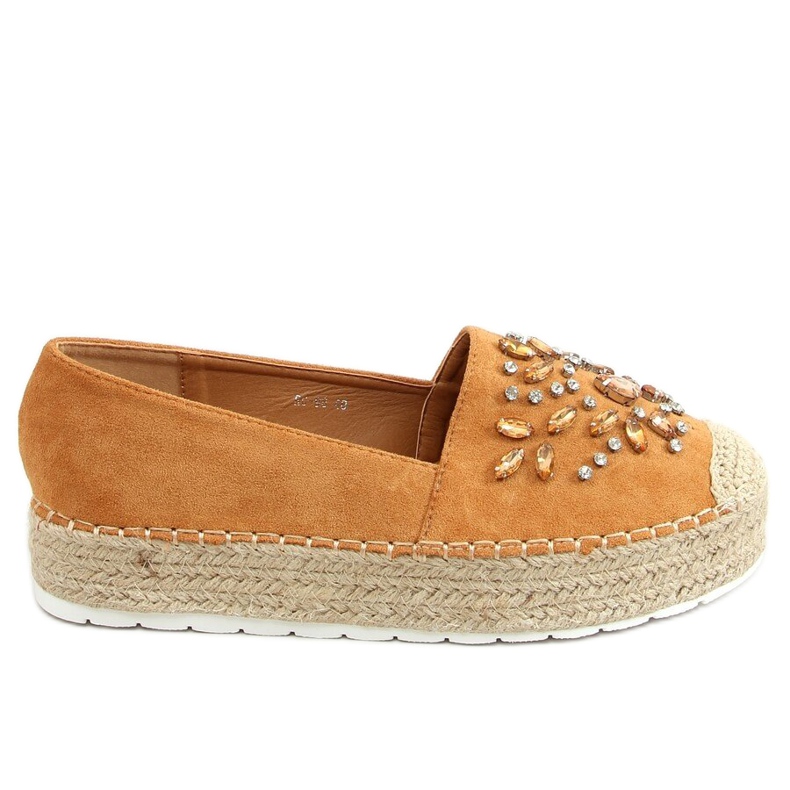 Espadrile cu cămilă RC-96 Pietre de cămilă maro