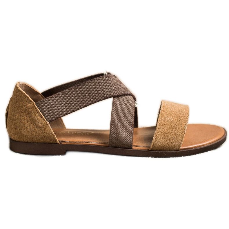 Sandale confortabile cu slip de Sergio Leone maro