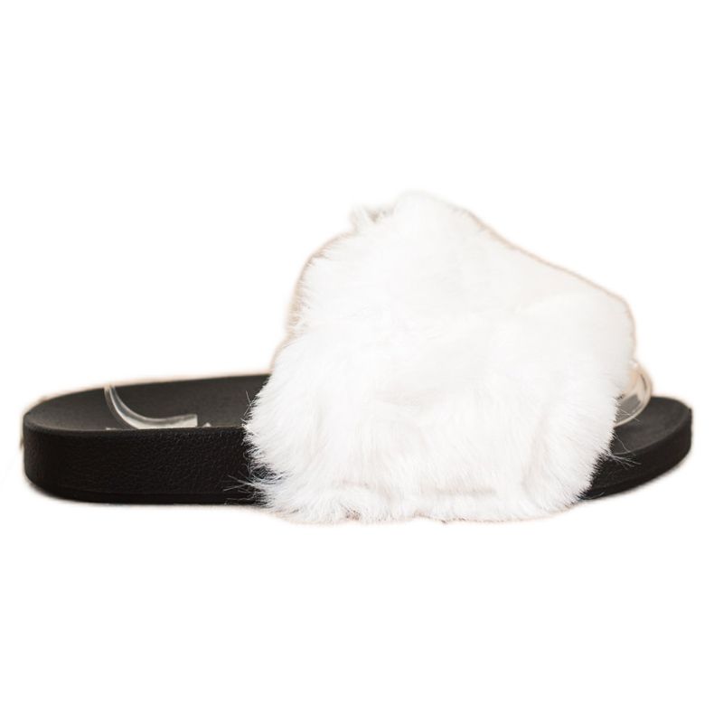 Bona Încălțăminte casual cu blană alb