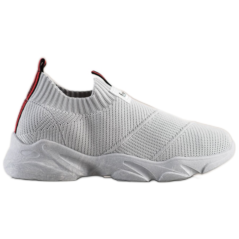 SHELOVET Adidași gri de modă, cu alunecare