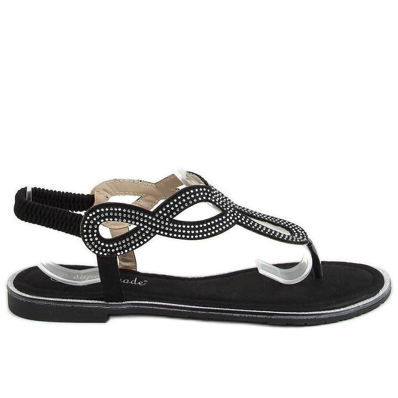 Sandale negre negre 6170 Negre negru