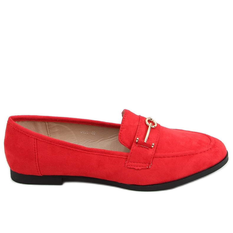 Mocasini pentru femei roșii GQ01 Roșu Mocasini pentru femei roșii GQ01 Roșu