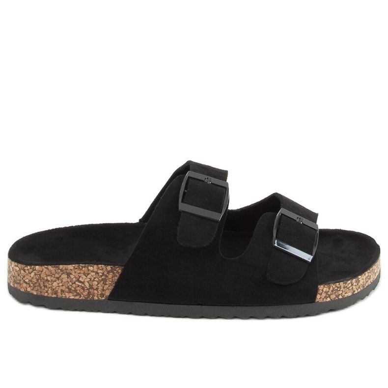 Papuci de plută negri MS10005 Negru Papuci de plută negri MS10005 Negru