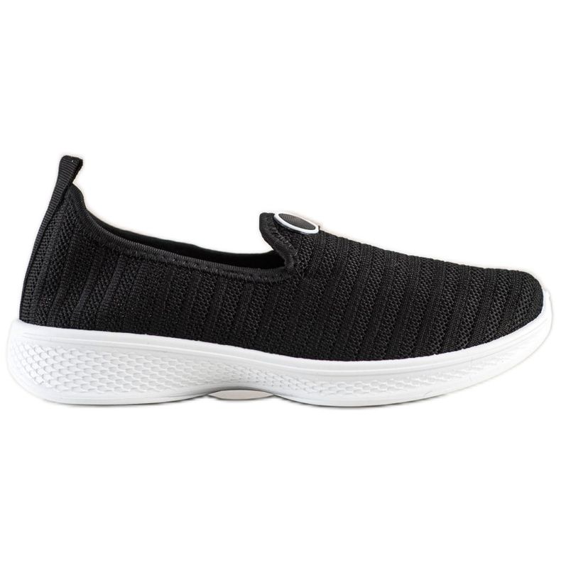 SHELOVET Pantofi sport de alunecare negru