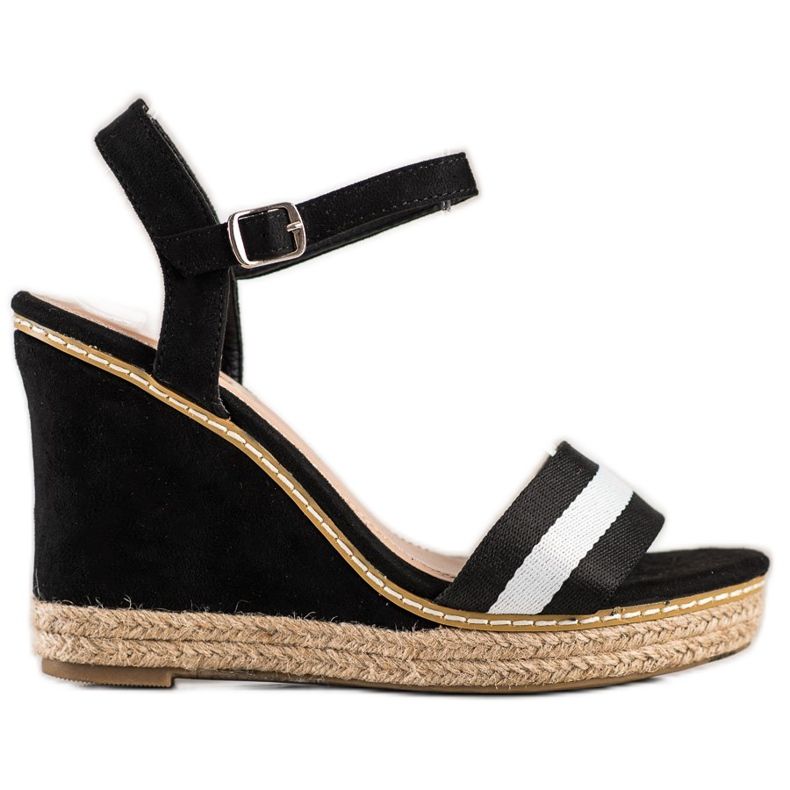 Kayla Sandale cu toc negru Kayla Sandale cu toc negru