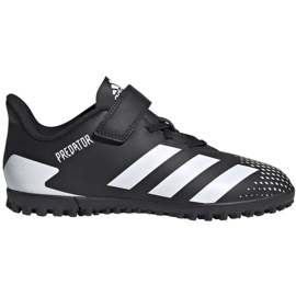 Ghete de fotbal Adidas Predator 20.4 H&amp;L Tf Jr FW9225 negru