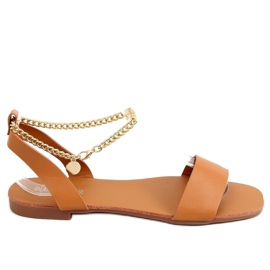 Sandale cu lanț Camel HY23-11 Camel maro