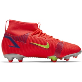 Pantof de fotbal Nike Mercurial Superfly 8 Academy Mg Jr CV1127 600 roșu