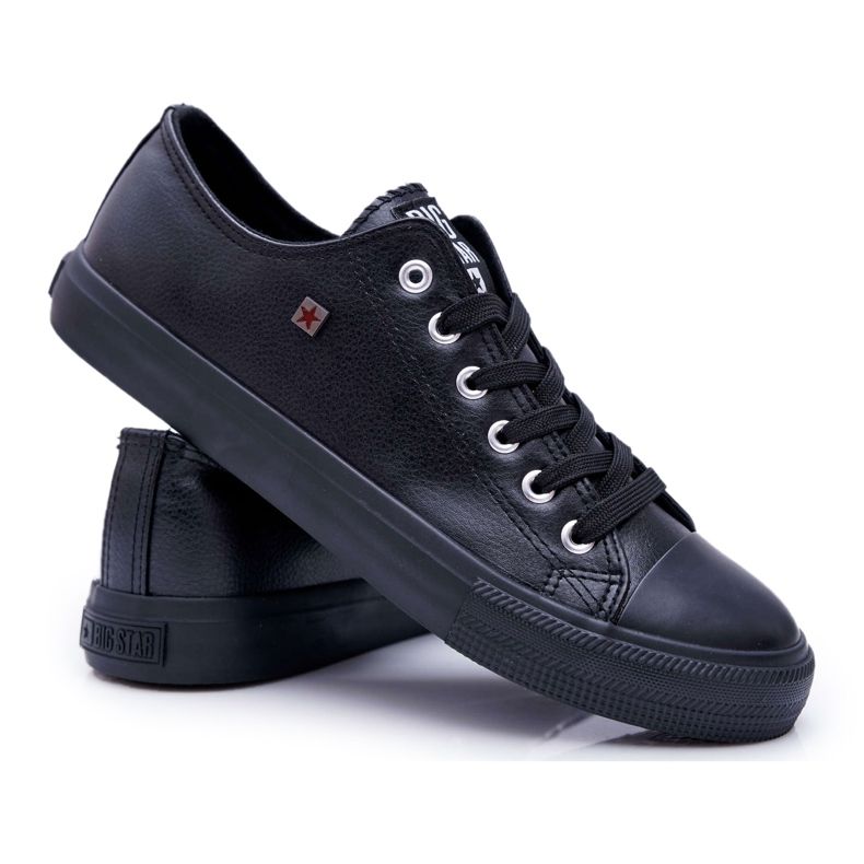 Adidași pentru bărbați Low Big Star Black V174345 negru