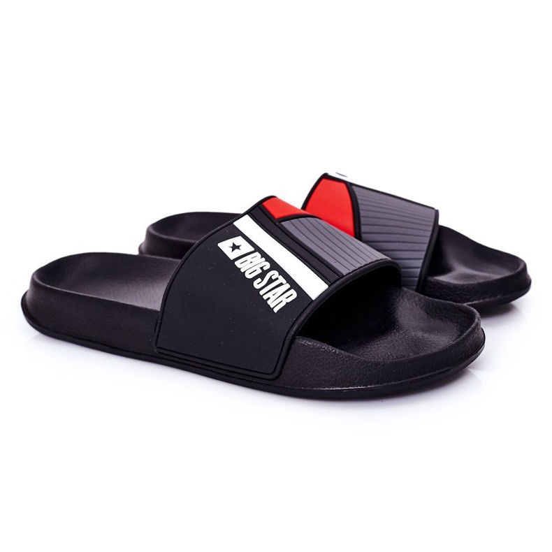 Papuci bărbați negri Big Star HH174836 negru