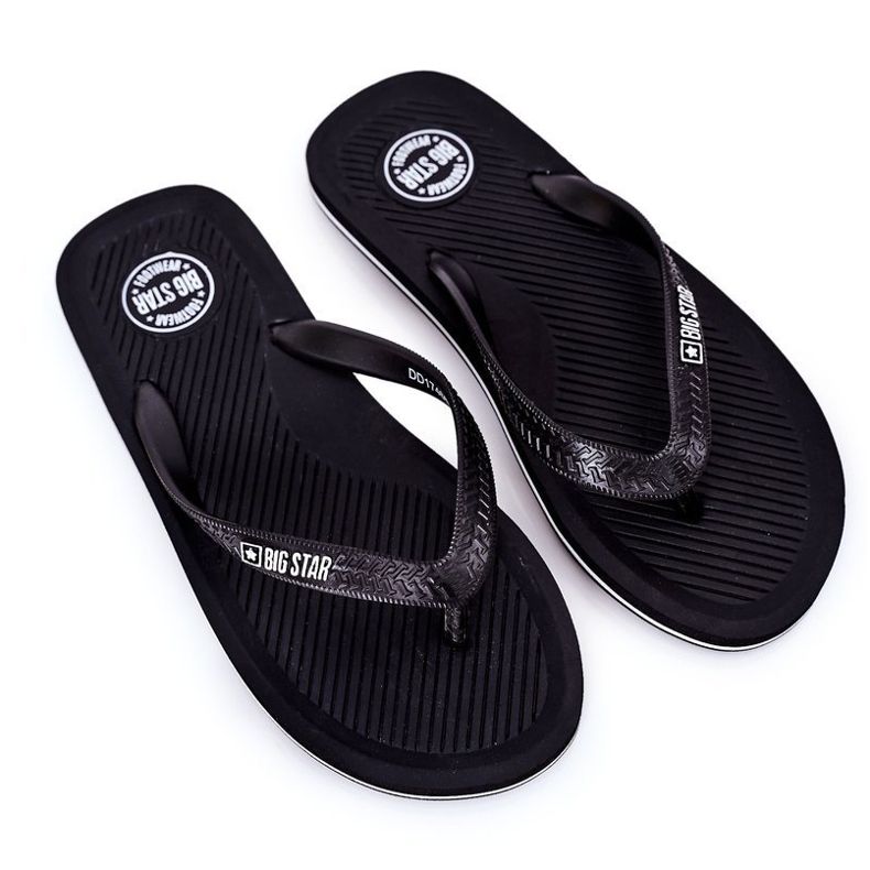 Flip-flops pentru bărbați Big Star DD174669 Negru