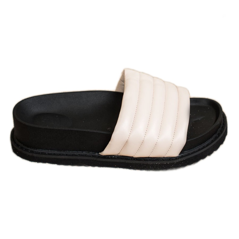 Seastar Papuci din piele ecologică ușoară bej