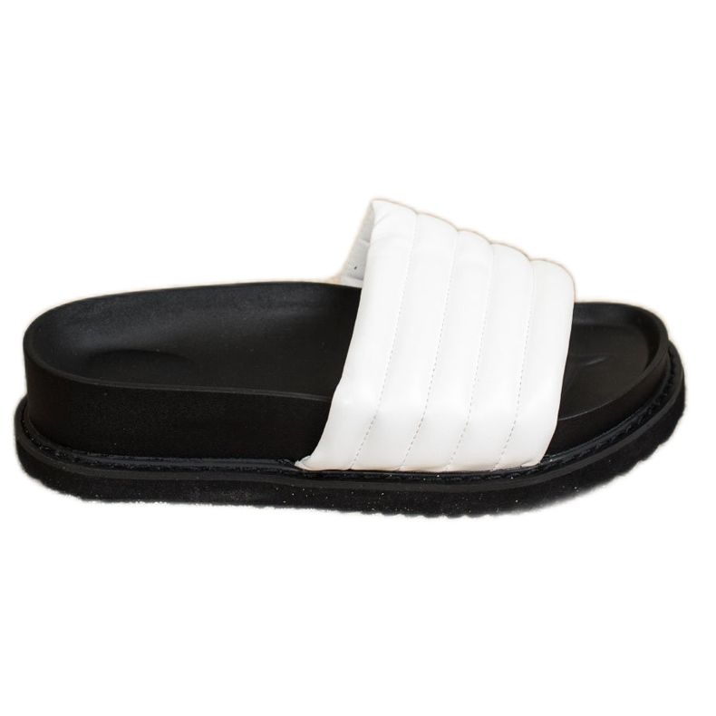 Seastar Papuci din piele ecologică ușoară alb