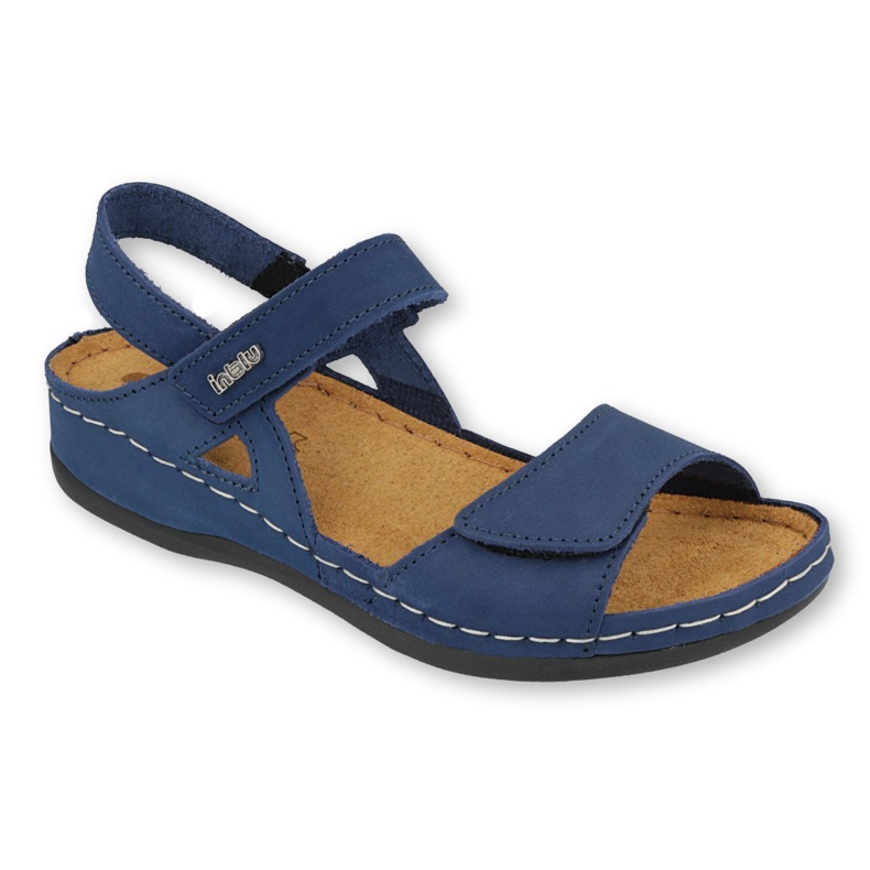 Inblu pantofi de damă sandale 158D101 albastru marin