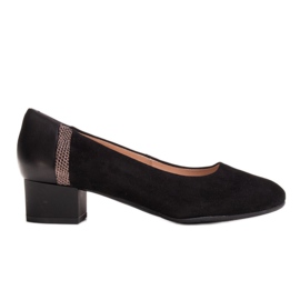 Marco Shoes Pompe confortabile cu toc mic negru Marco Shoes Pompe confortabile cu toc mic negru