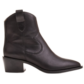 Marco Shoes Cizme de cowboy negre 1403B Marco negru