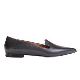 Marco Shoes Lorzi din piele netedă de grafit gri
