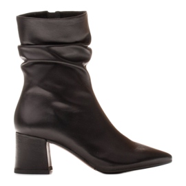 Marco Shoes Cizme înalte Marco pentru femei cu șoc negru