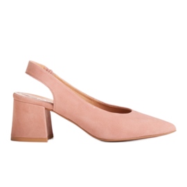 Marco Shoes Sandale de somon 1501P cu curea și cauciuc roz Marco Shoes Sandale de somon 1501P cu curea și cauciuc roz