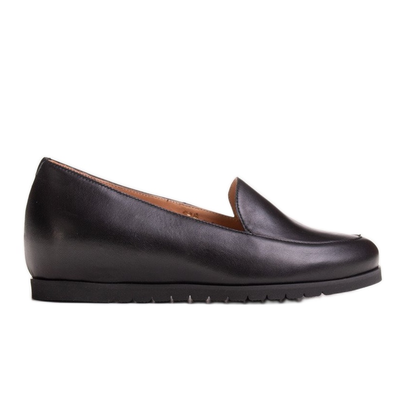 Marco Shoes Încălțăminte joasă 1595P confortabilă pe pană negru Marco Shoes Încălțăminte joasă 1595P confortabilă pe pană negru