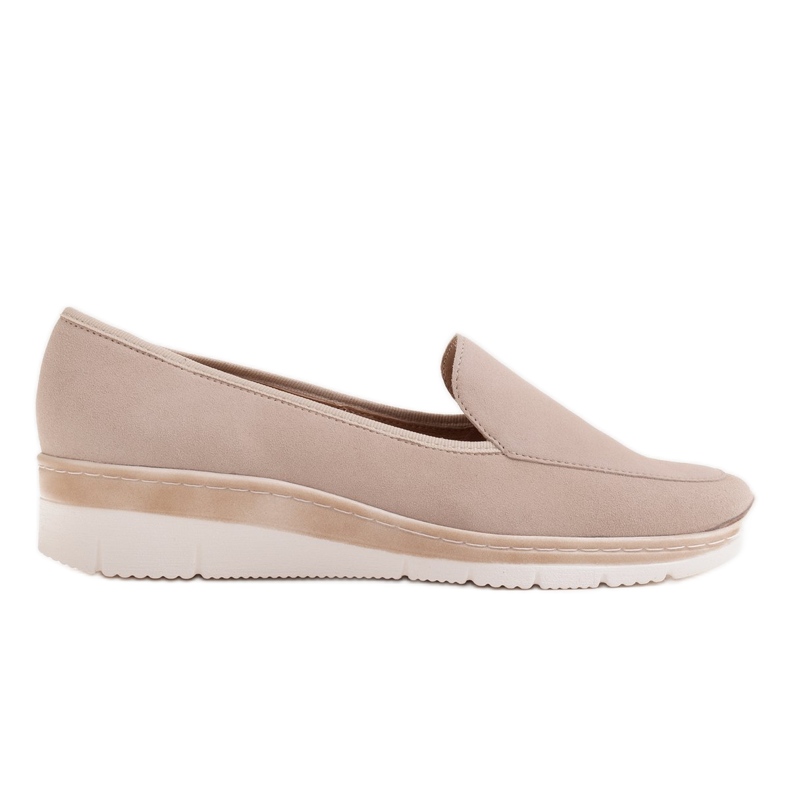 Radoskór Încălțăminte confortabilă cu pene mici pentru un picior mai lat bej