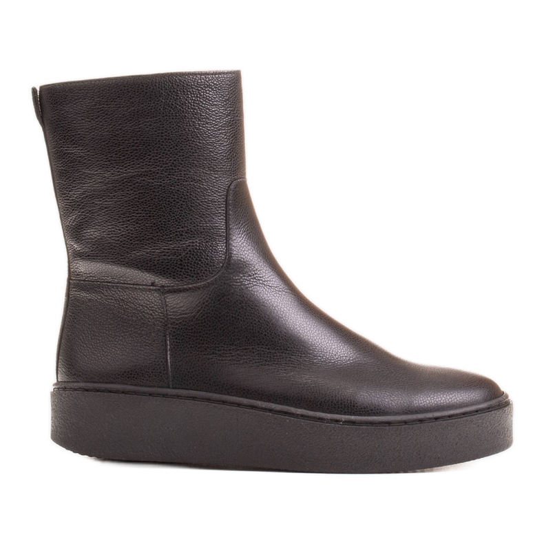 Marco Shoes Cizme confortabile Marco cu fund plat negru Marco Shoes Cizme confortabile Marco cu fund plat negru